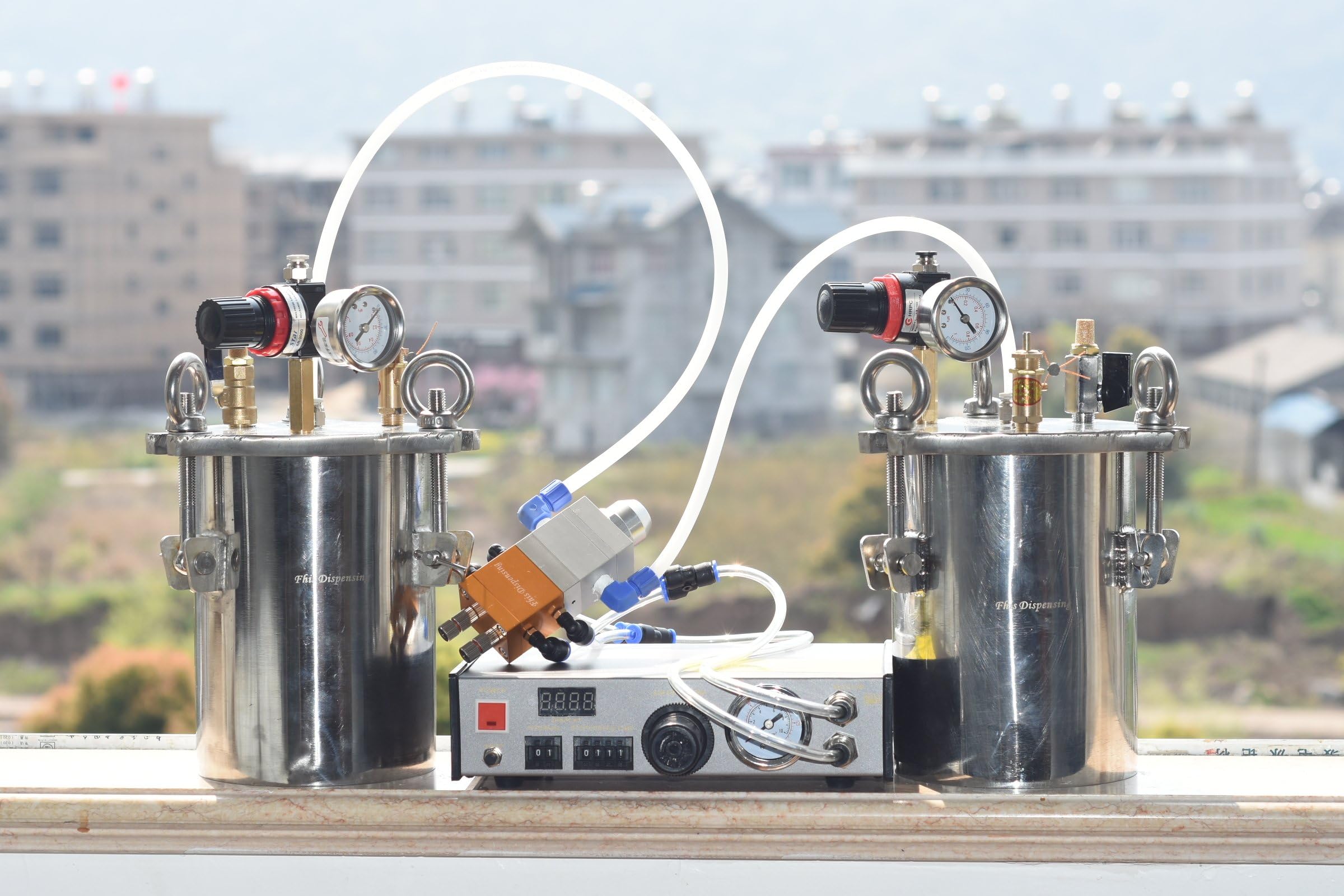 AB glue dispensing machine 1:1 valve pressure tank (5 L)