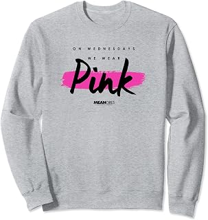 Mean Girls On Wednesdays We Wear Pink Sweatshirt