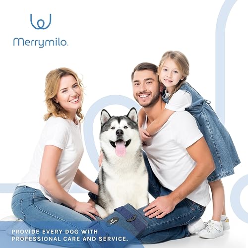 Miniatura 8 de Arnés de elevación para perros y eslinga de transporte chaleco grande de rehabilitación para mascotas con asa delantera y trasera y en forma de U -