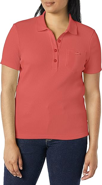 Short Sleeve Ribbed Slim Fit Polo Shirt 