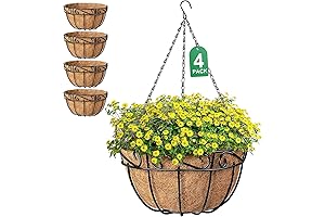 Round Wire Artificial Christmas Flower Baskets