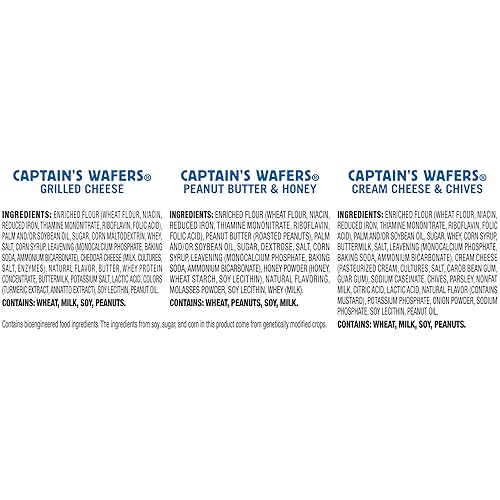Miniatura 3 de Lance Captain's Wafers Variedad Crackers - Cajas de 8 unidades, paquete individual