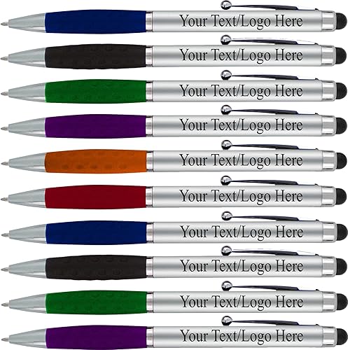 Bolígrafos personalizados con tu logotipo o texto personalizado, paquete de 300 unidades a granel, para negocios, fiestas y eventos, bolígrafo 2 en