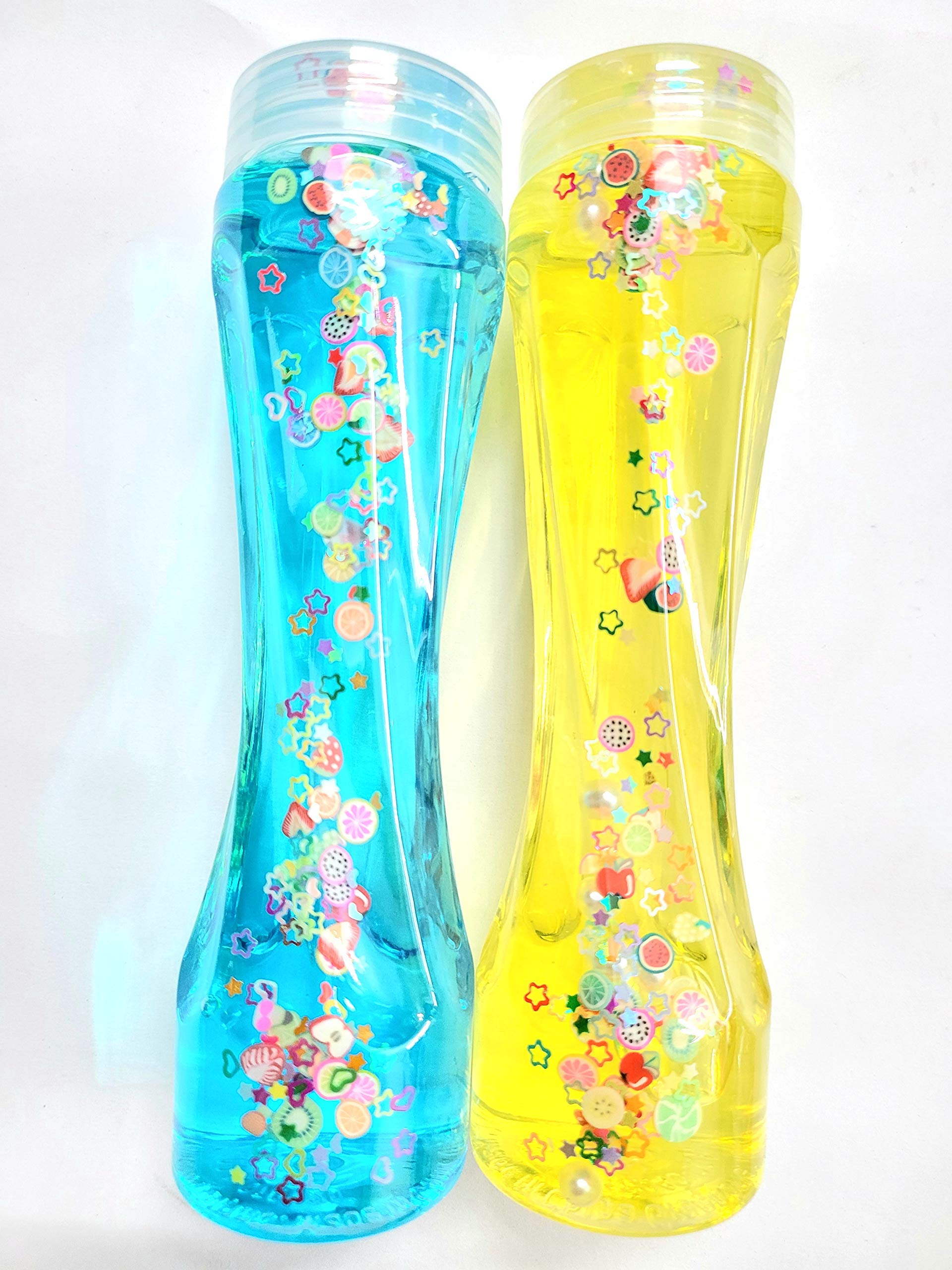 YBN Pack of 2 Unicorn Coloured Designer Crystal Beats Attractive Colorful Sparkling Glittery Slime - DIY Magic Clay - Non-Toxic - Mud Putty Toy for Kids. (B091N2W1TZ) Amazon Price History, Amazon Price Tracker