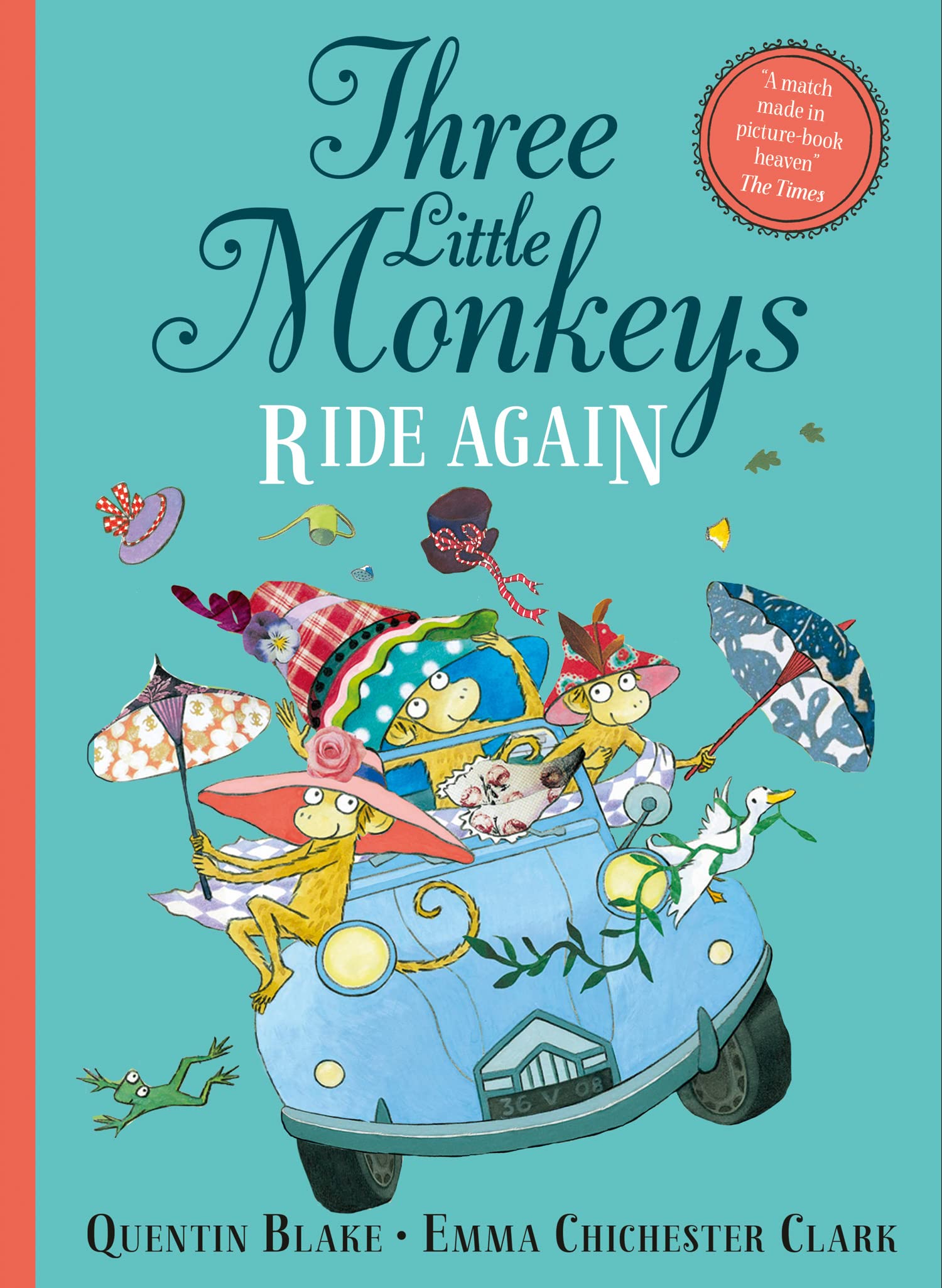Three Little Monkeys Ride Again: A Silly Animal Adventure for Kids Aged 3 to 5 Years Old