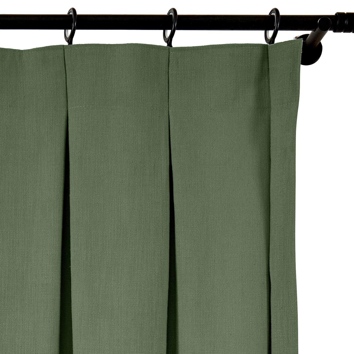 コットン逆さピンチ Amazon.co.jp: TWOPAGES 無地ハンターグリーンリネンコットン 反転ボックスプリーツドレープ ウィンドウトリートメント ドレープ  エレガントナチュラルカーテン キッチン用(1パネル、52 x 63インチ) : Home & Kitchen