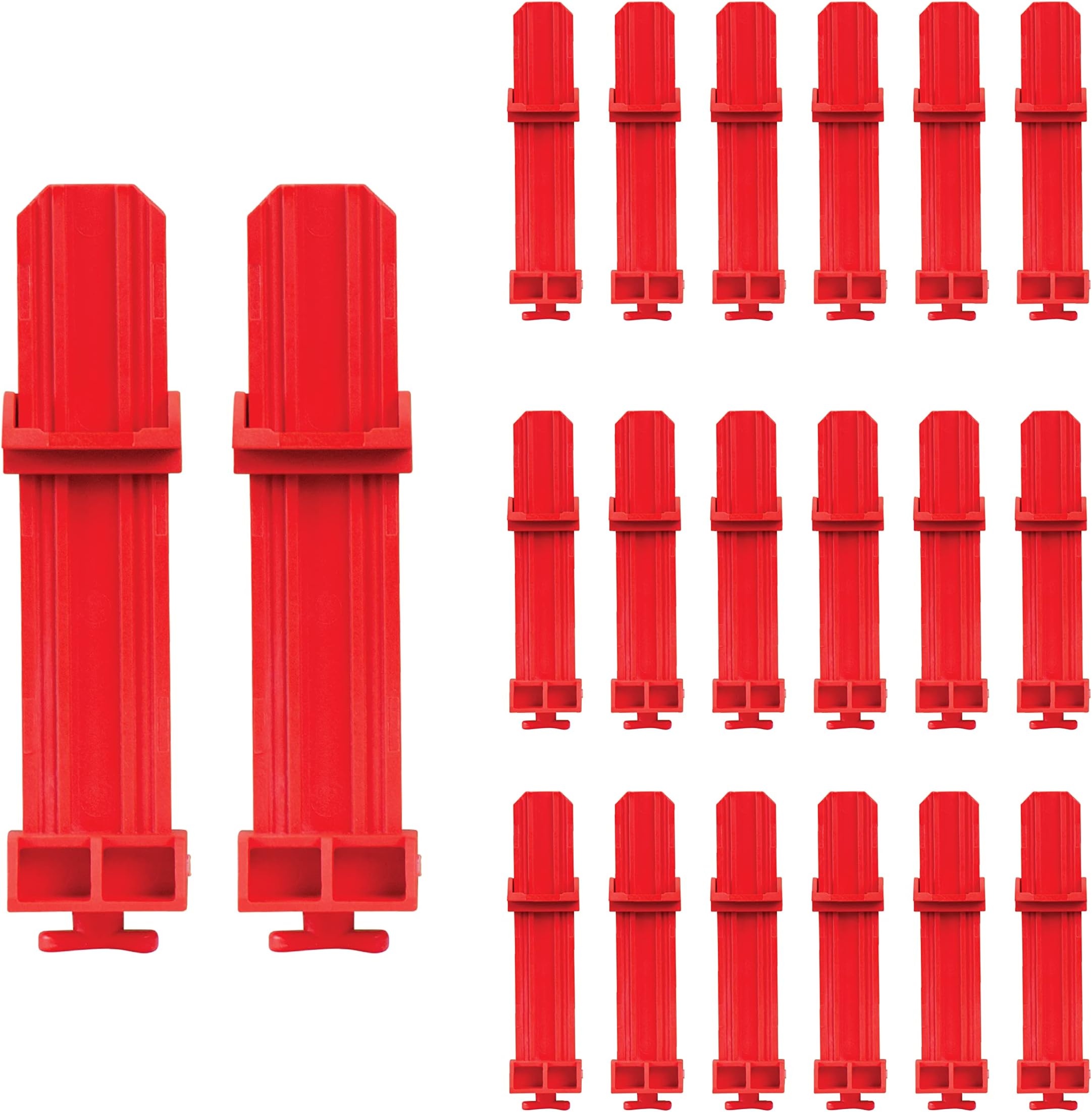 On-Q AC1051-RC-20 Ratchet Clip, Red