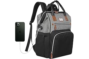 Spacious Diaper Bag Backpack with USB Port and Changing Table for Baby Boy