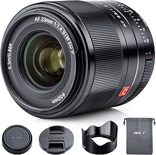 VILTROX 23mm F1.4 STM XF Auto Focus Lens Fixed Focus APS-C Portrait Compact Large Aperture Lens Compatible for Fujifilm Fuji 23mm X-mount Camera X-T3 X-H1 X20 X-T30 X-T20 X-T100 X-Pro2