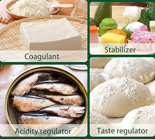 Miniatura 3 de Cloruro de magnesio en polvo de 10 oz280 g, cloruro de magnesio 100% puro de grado alimenticio para gelatina, dulces, alimentos en escabeche,