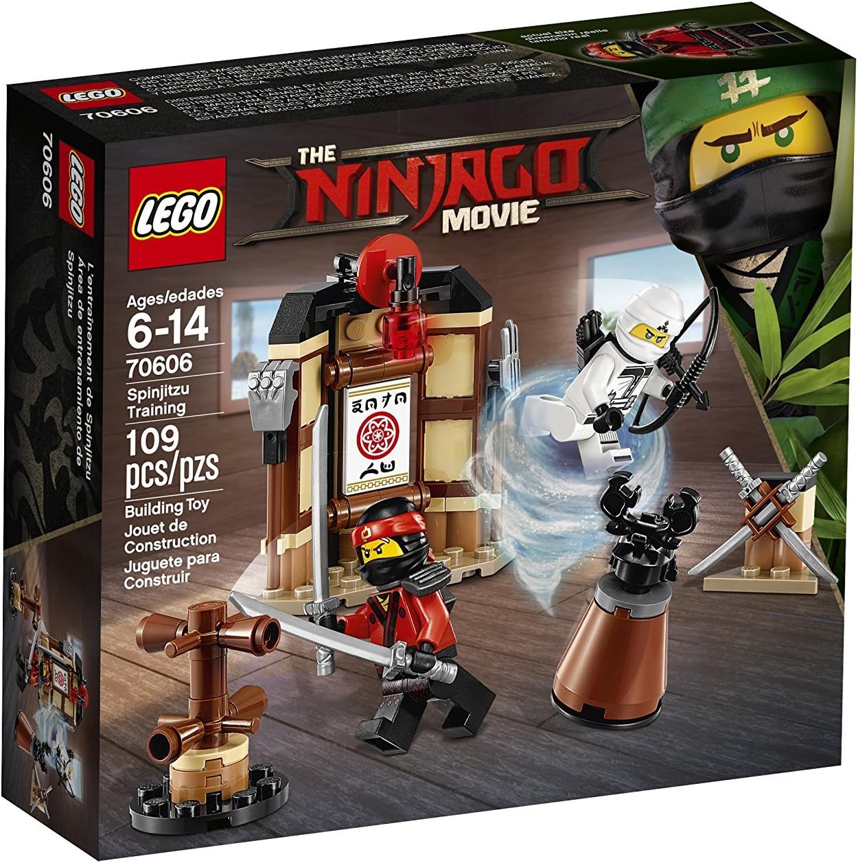 Ninjago Movie Spinjitzu Training 70606 Building Kit (109 Piece)