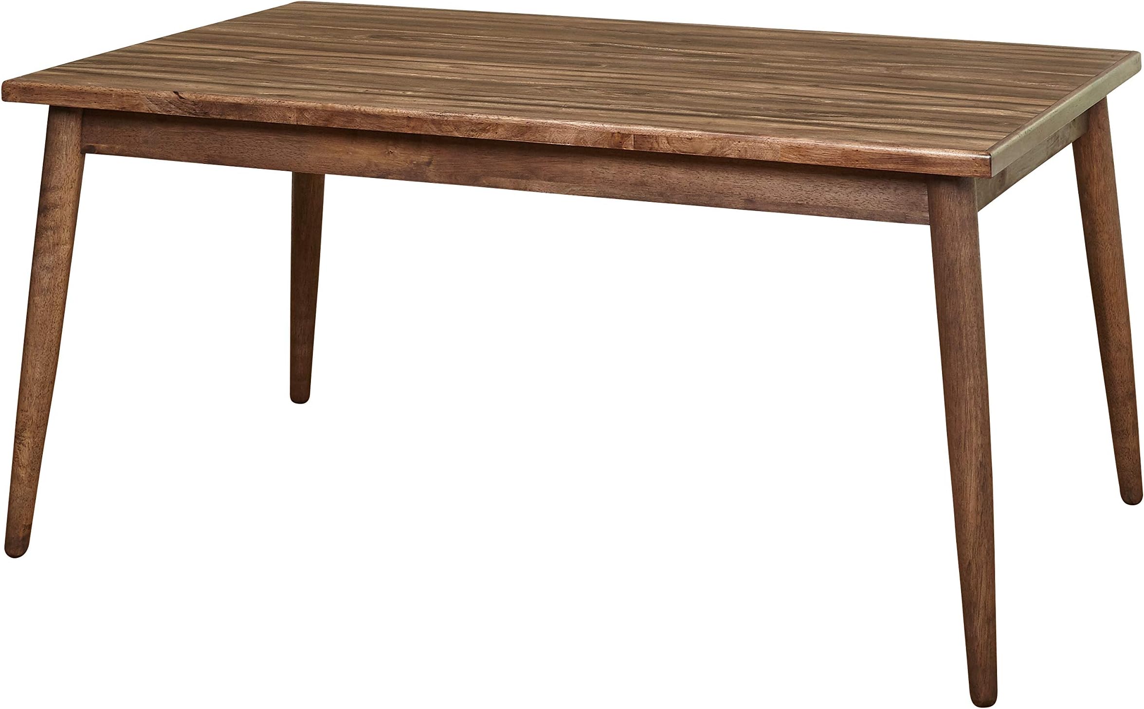 The Mezzanine Shoppe Element Mid Century Wooden Rectangular Dining Room Table, 59", Walnut