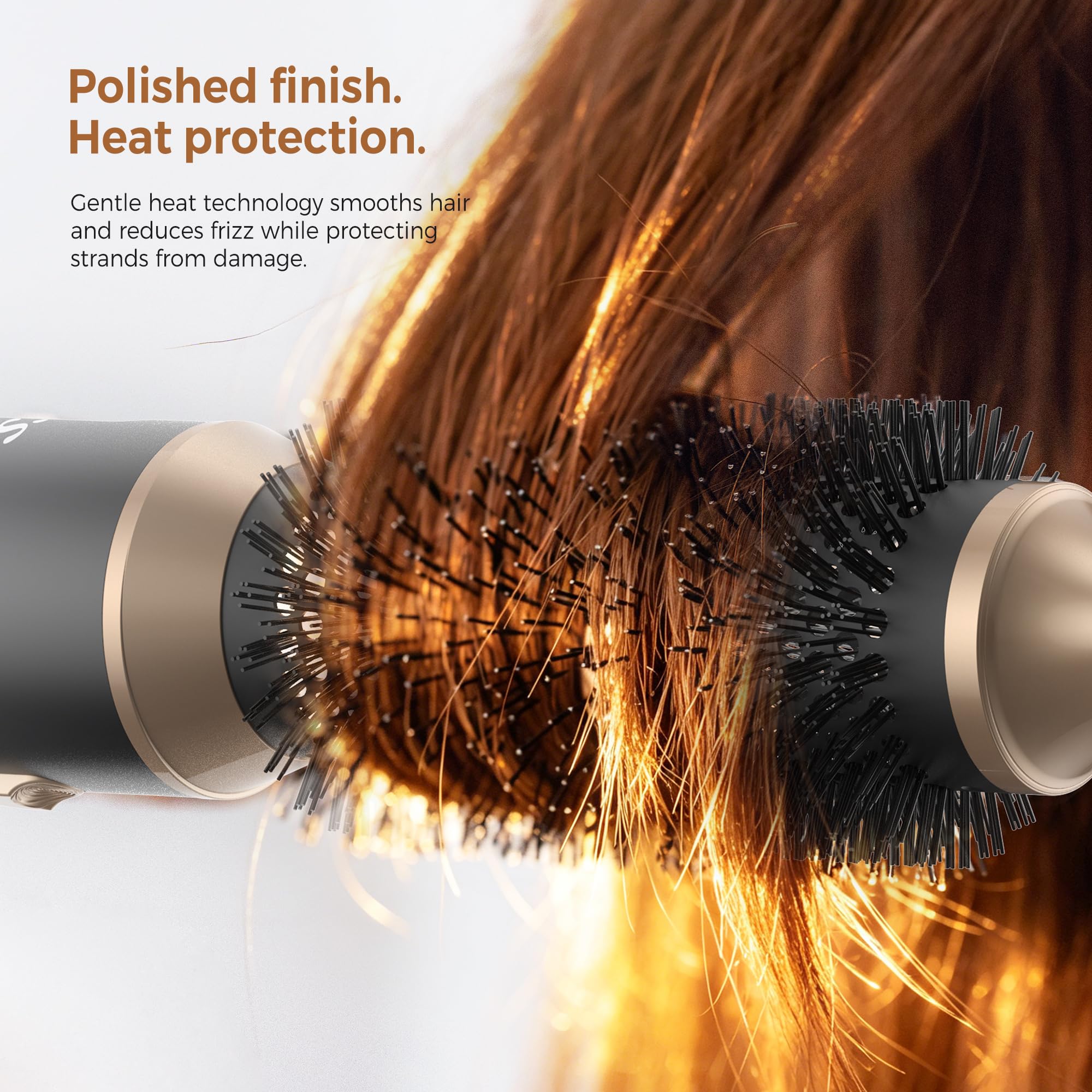 UKLISS Hair Styler 5 in 1 Airstyler Haarstyler Air Lockenstab | Föhn Glättbürste Multistyler Rundbürstenföhn Warmluftbürste Haarstyling Geräte Hair Dryer Geschenke für Frauen, Schwarz