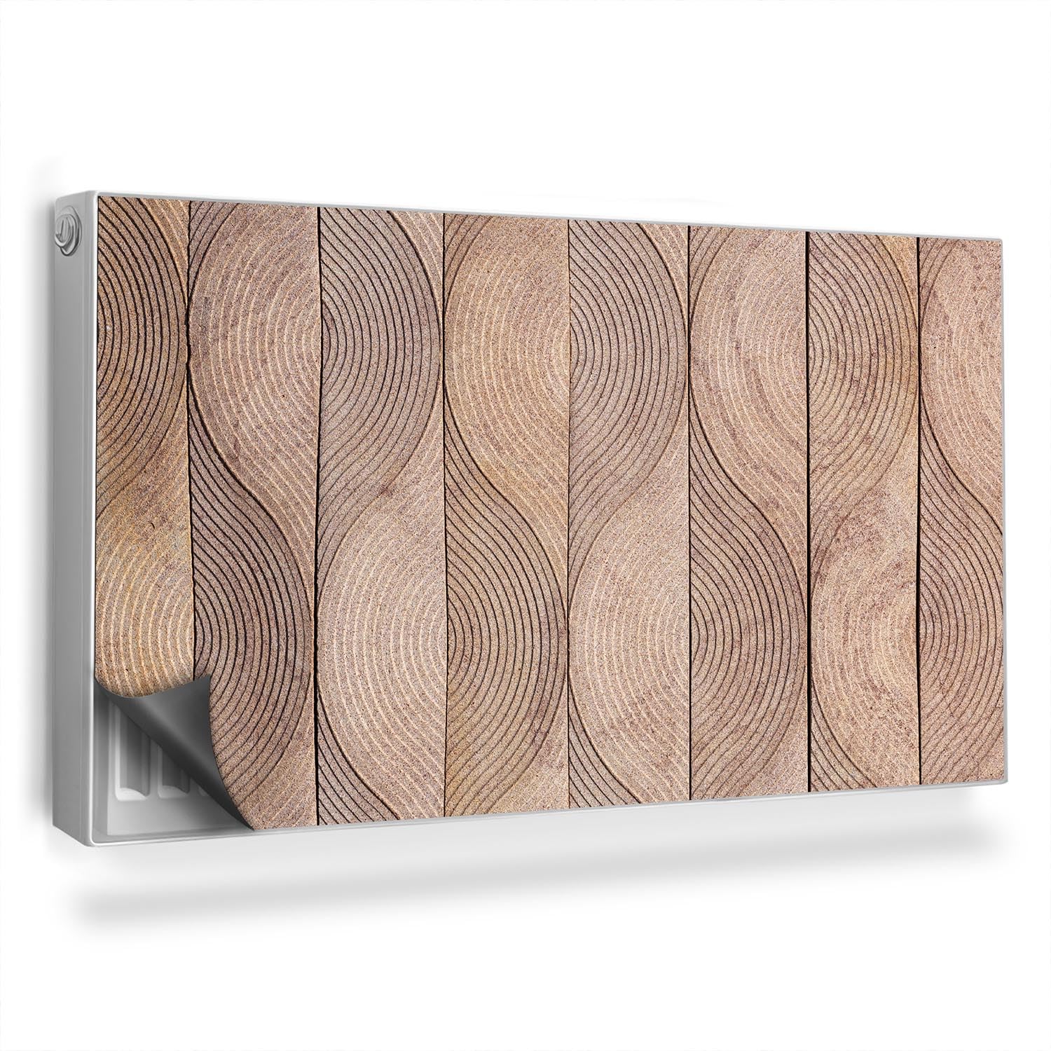 Cubierta magnética de radiador para salones elegantes panel decorativo de hojas