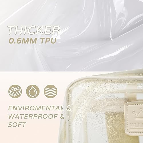 Miniatura 3 de Caoroky knight Mochila transparente resistente y transparente para laptop, 15.6 pulgadas, TPU transparente, mochila de viaje, mochila universitaria