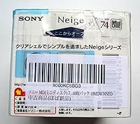 Algopix Similar Product 5 - Sony Neige Series MiniDisk 74 Min 10