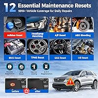 Vista 3 de LAUNCH CRP129X Elite - Escáner OBD2 para automóvil, FCA AutoAuth, 8 reinicios de aceite/EPB/SAS/TPMS/BMS/acelerador/reinicio de DPF/codificación