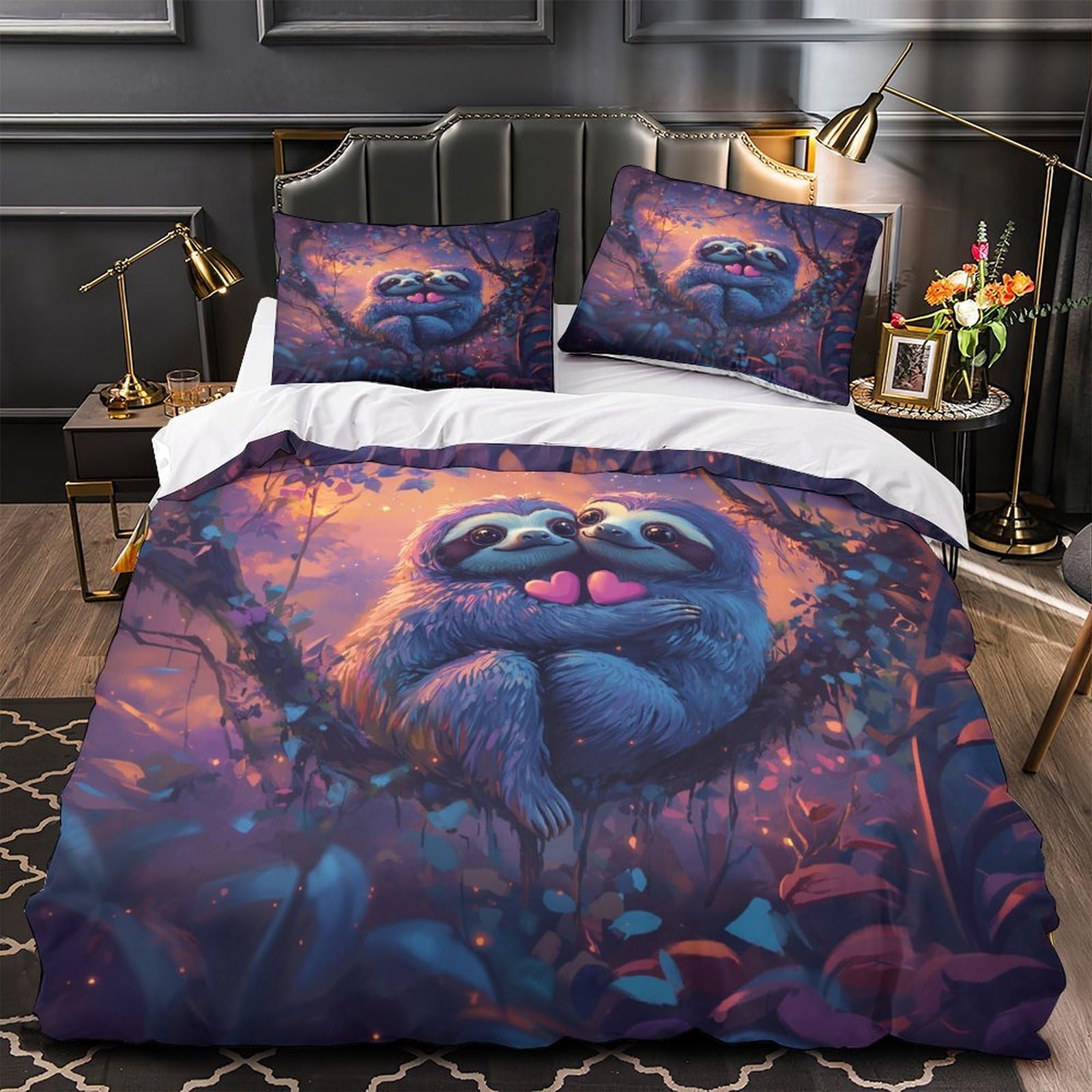 Housse de Couette Phoque pour Chambre d'Enfant et Adulte Lit King Ambiance Mer