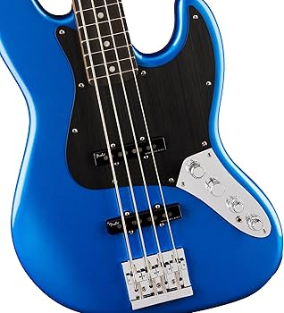 Amazon.com: Fender American Ultra II Jazz Bass - Noble Blue