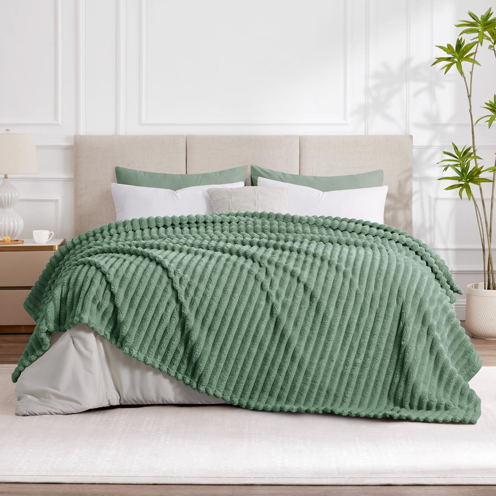 RUIKASI Fleece Throw Blanket for Sofa - Image 2