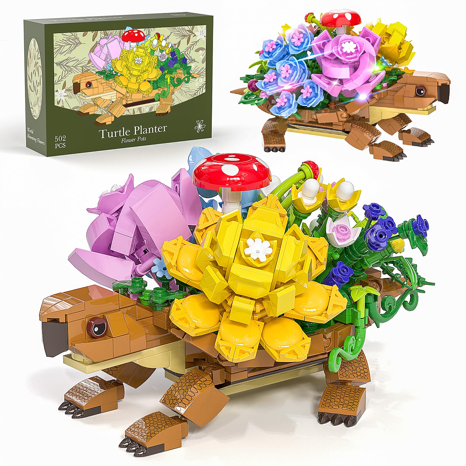 Amazon.com: Sea Turtle Succulent Planter Building Set with LED