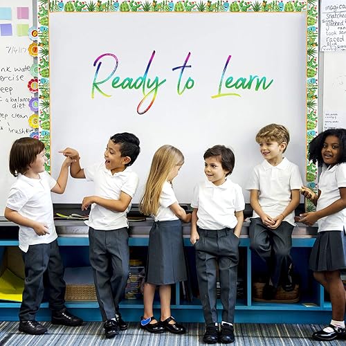 Miniatura 4 de Outus Borde de tablero de anuncios de cactus de 65.6 pies para decoración de aula, borde extraíble, decoración de pared, tablero negro, una línea