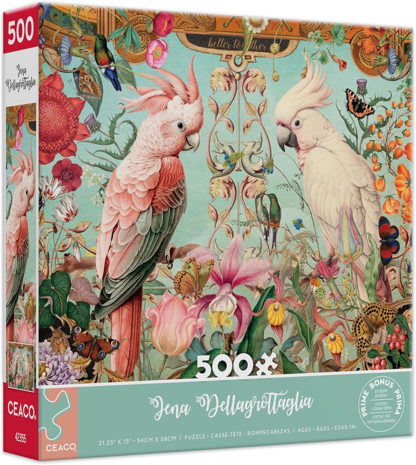 Ceaco - Better Together- 500 Piece Jigsaw Puzzle - Relaxing and Fun Activity for Adults
