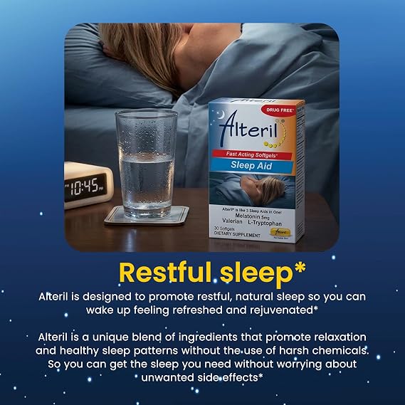 Alteril Natural Sleep Aid Fast Acting Softgels 30ct