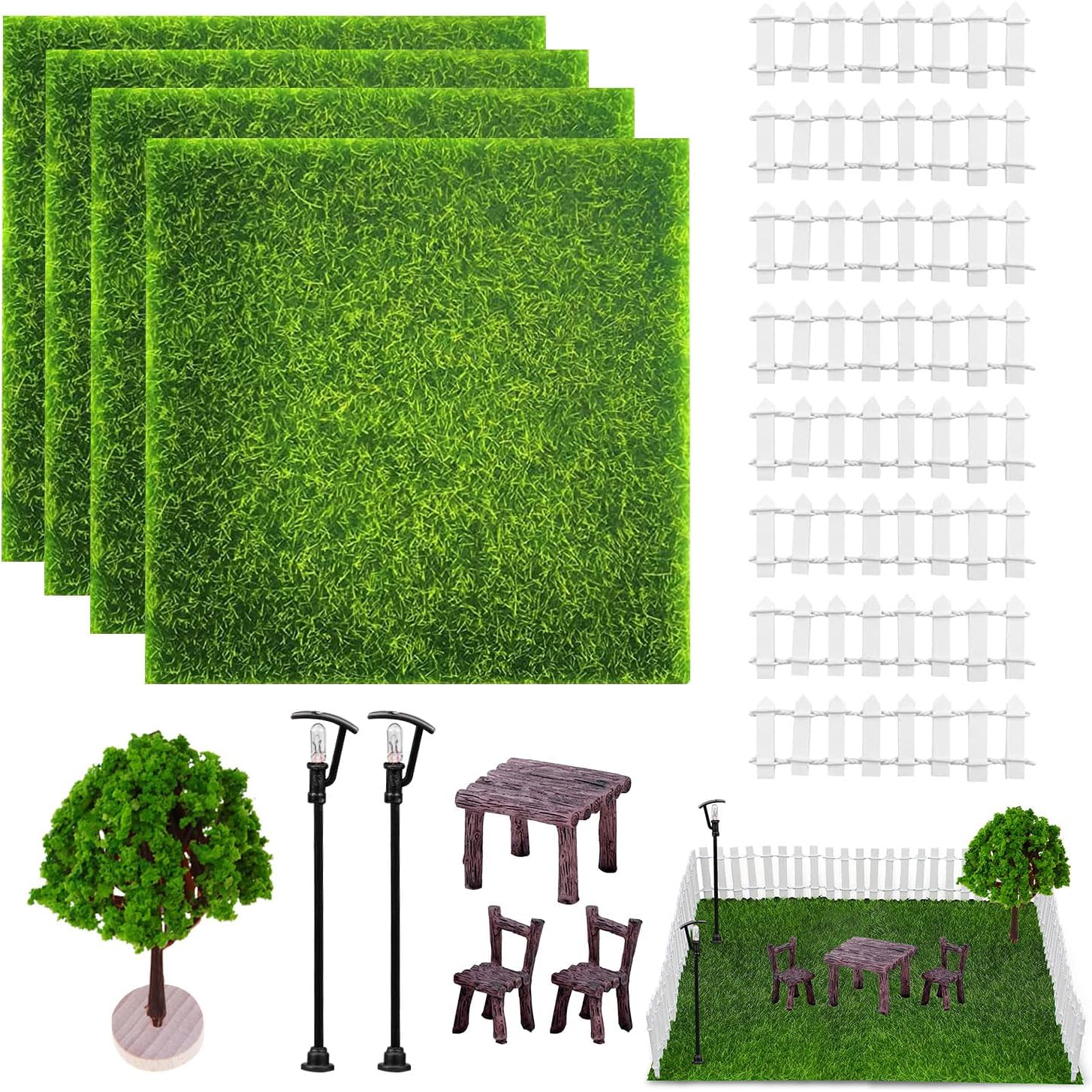 Yardwe Miniatur Teleskop 2er Set Für Puppenhaus - 5,8cm Realistische Deko Für DIY Miniaturhäuser