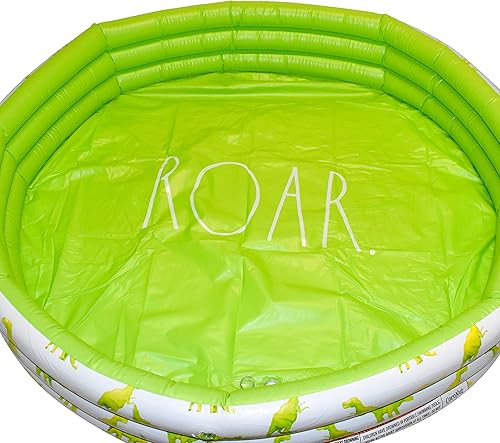 Rae Dunn x CocoNut - Mini piscina flotante con gráficos de dinosaurio, piscina inflable para niños, gran piscina para patio trasero, fiestas de