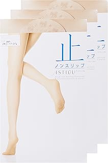 (アツギ)ATSUGI ストッキング ASTIGU(アスティーグ) 【止】 サマータイプ ノンスリップ ストッキング 〈3足組〉