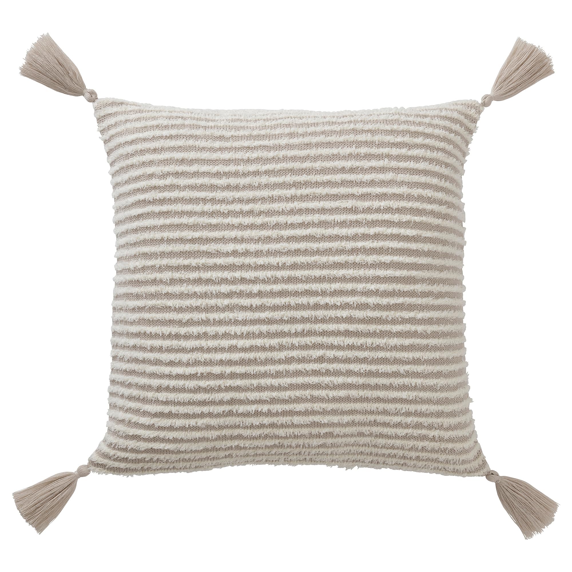 KRYPLJUNG housse de coussin naturel 48 x 48 cm idéale pour décorer le canapé du salon