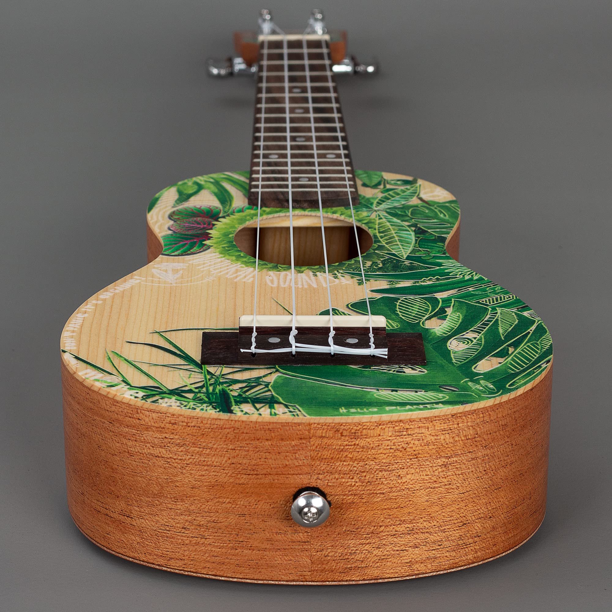 Cascha Zestaw ukulele sopranowe – Art Series I zestaw startowy do ukulele z 3 kolorowymi kostkami i torbą I ukulele sopranowe Premium mahoń, mała gitara hawajska dla początkujących i zaawansowanych