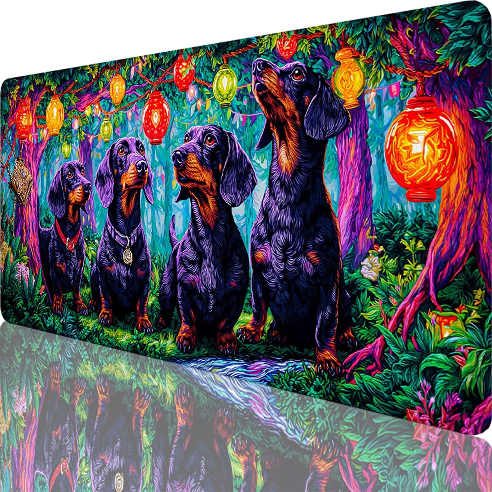 Czarna podkładka pod mysz do gier 1000x500x3 mm duża podkładka pod mysz XXL, podkładka pod mysz dla psów szyte krawędzie, zmywalna, antypoślizgowa gumowa podstawa podkładka pod mysz do gier akcesoria