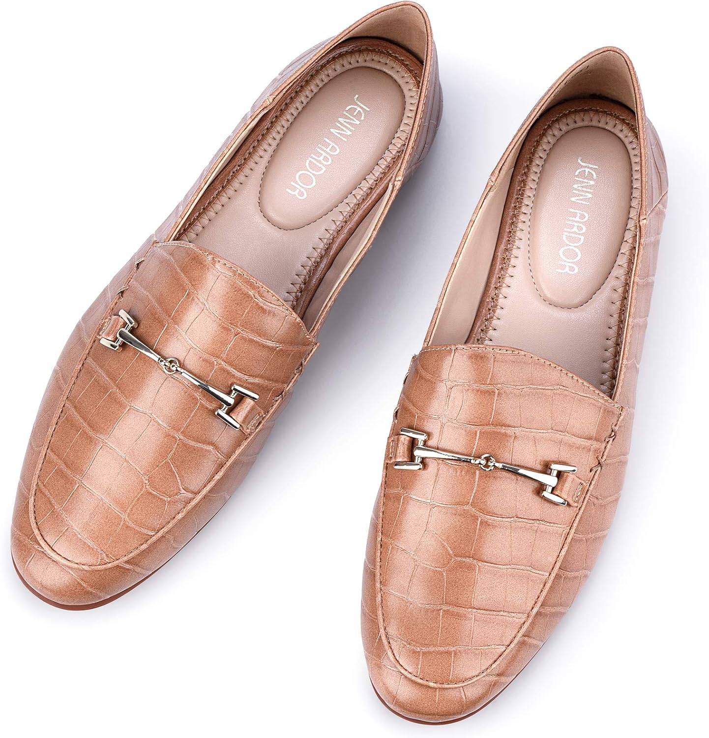 JENN ARDOR Loafers for Women Flats Shoes Womens Penny Loafers Slip On Pointed Toe Comfortable Office Work Driving Flats Fashion Dress Shoes for Women - Image 4