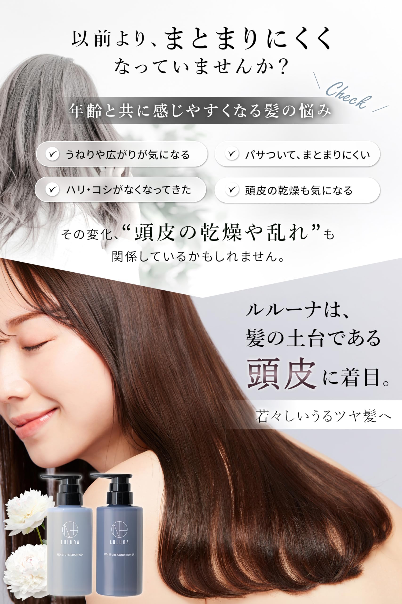 Amazon | LULUNA [ 特許成分 ダメージケア ] ケラチン ヘマチン