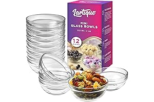 Mini Glass Prep Bowls Set of 12