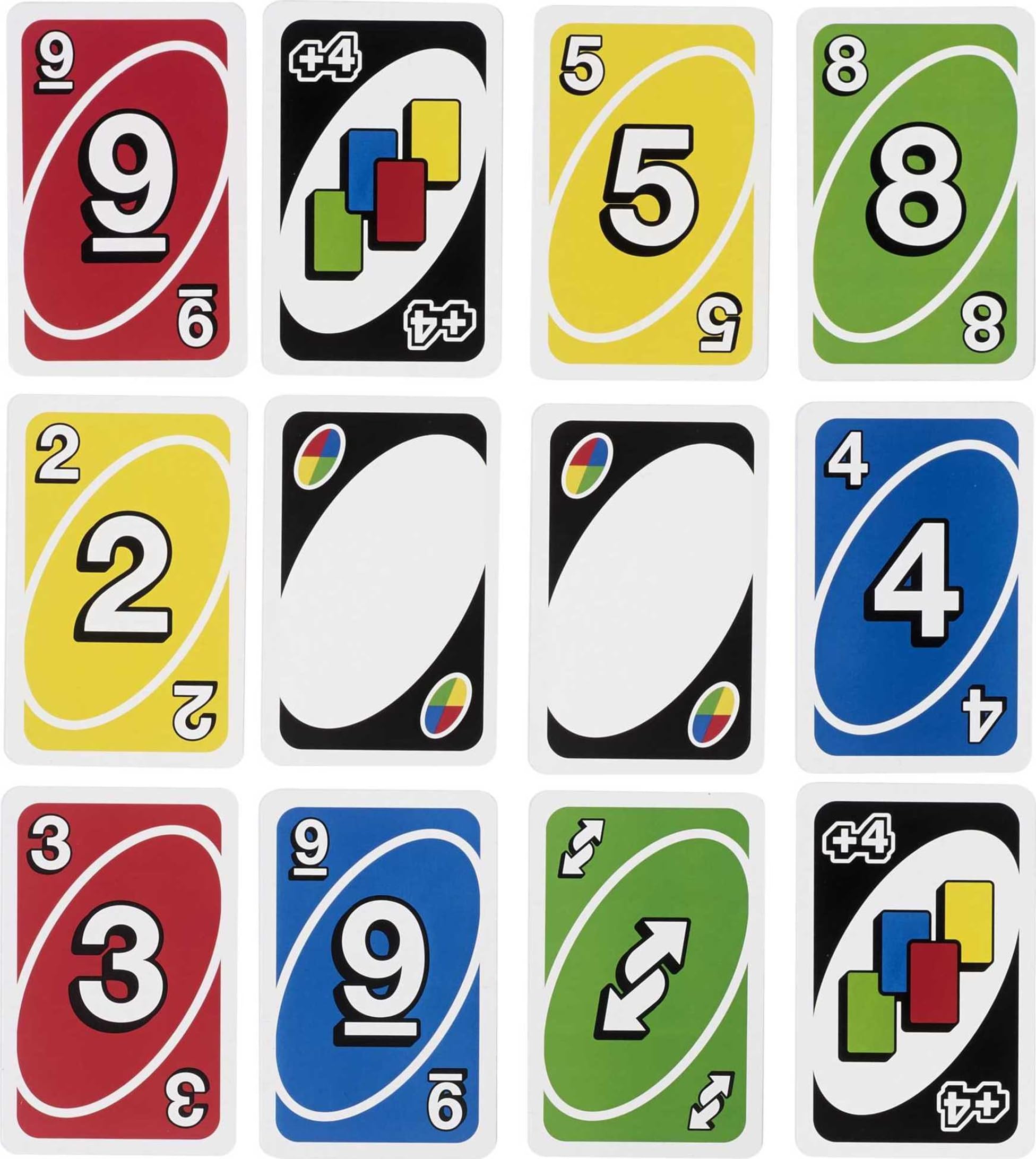Mattel Games Jeu de Cartes géant UNO, 7 Ans+, 2-10 Joueurs | Jeu de cartes surdimensionné XL accessible daltoniens, personnalisable, enfants, ados, famille, GRL91