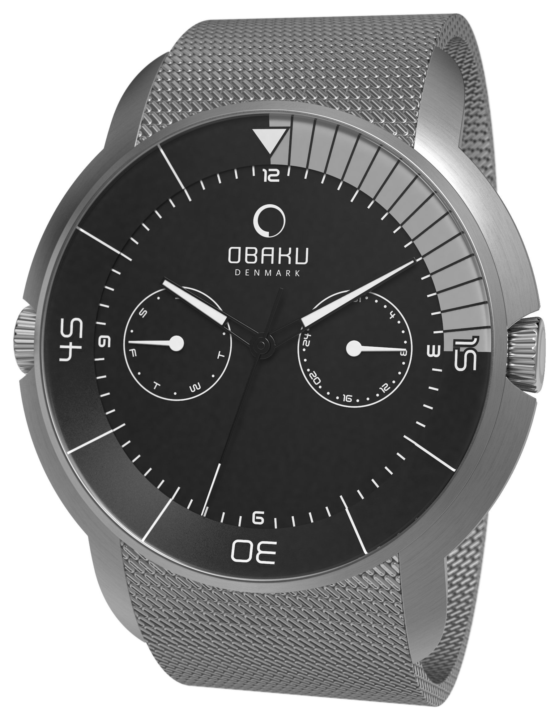 Obaku Men Watch silver V141GCBMC