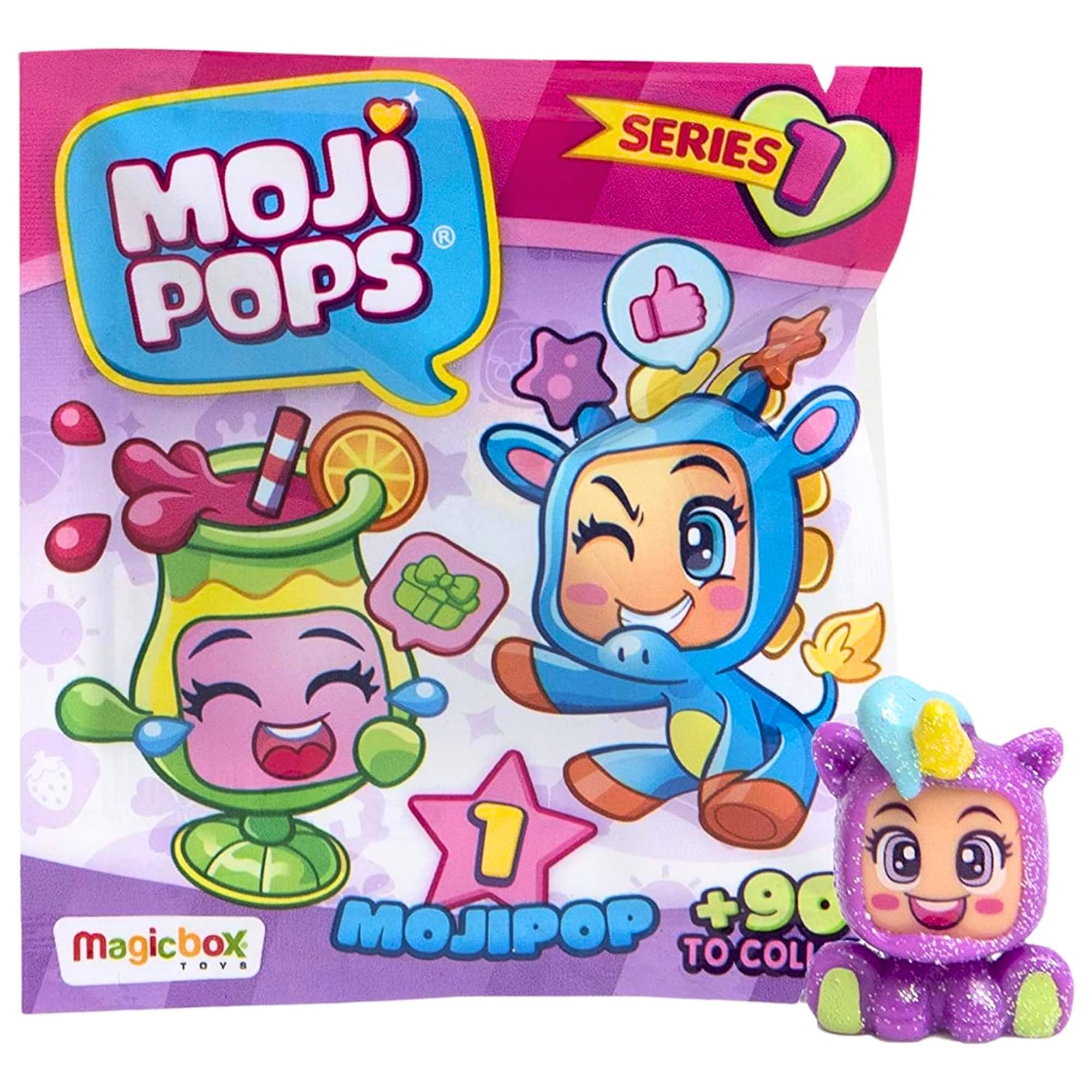 Moji Pops Series 1 Blind Bags Collectable Miniature Mystery Figure Magic Box Int