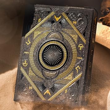 theory11 Dune Playing Cards, Grey/Gold