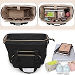 BAFASO Wearable Breast Pump Bag with Cooler and Laptop Sleeve, Black | Compatible with Momcozy, Paruu and Most Wearable Breast Pump, For Working Moms