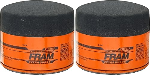 Miniatura 1 de FRAM Extra Guard PH8873 - Filtro de aceite giratorio con intervalo de cambio de 6.2 mi (paquete de 2)