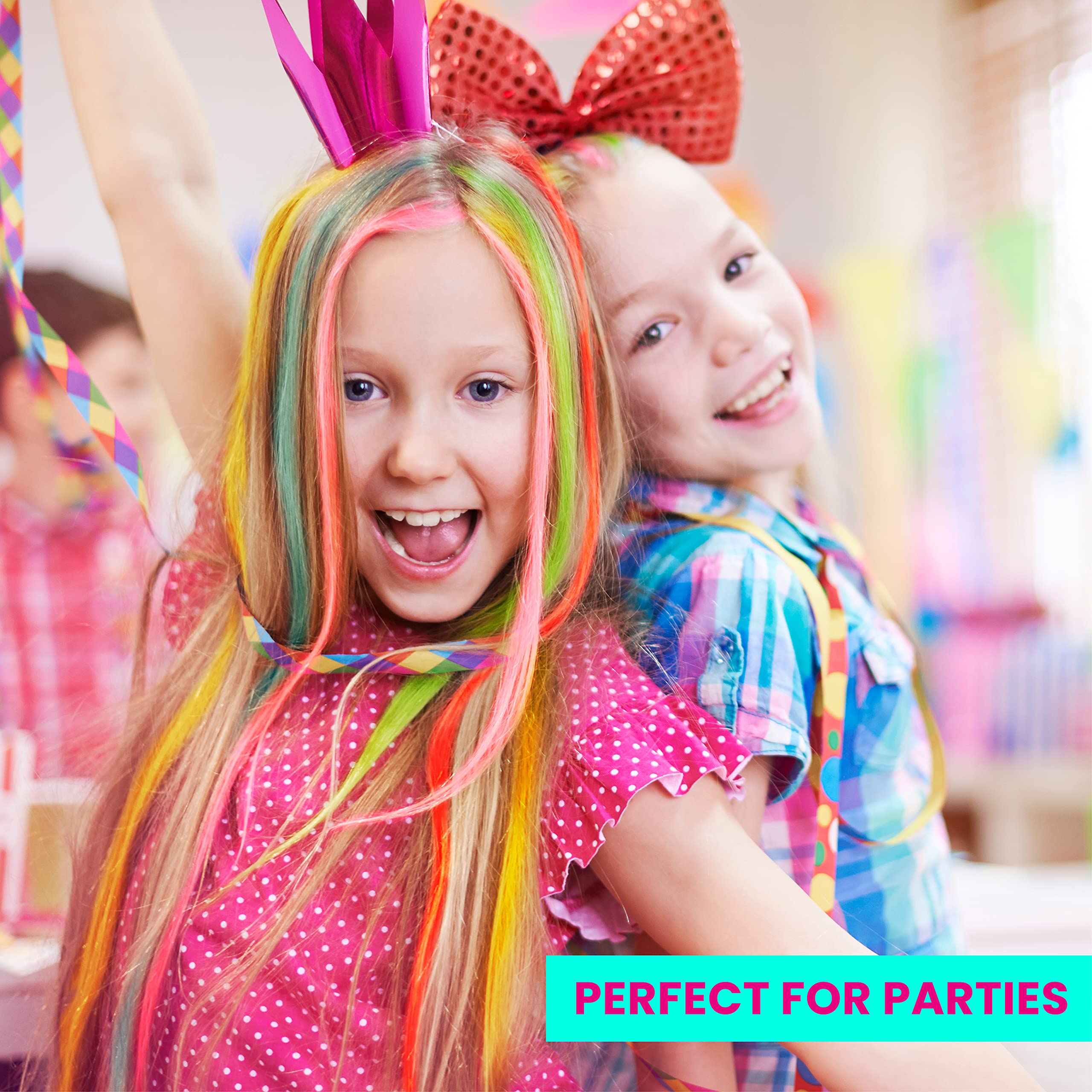 HueLondon 25Piece Girls Hair Chalk Colour Salon Set Gifts for