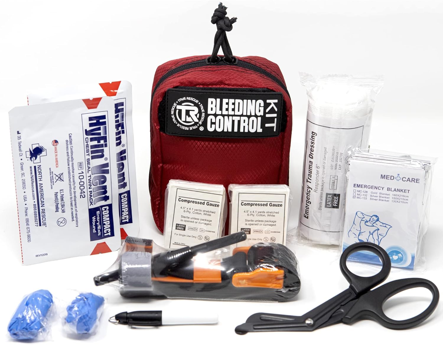 Bleeding Control Kit, Individual with Tourniquet (C-A-T, Standard) : Health & Household