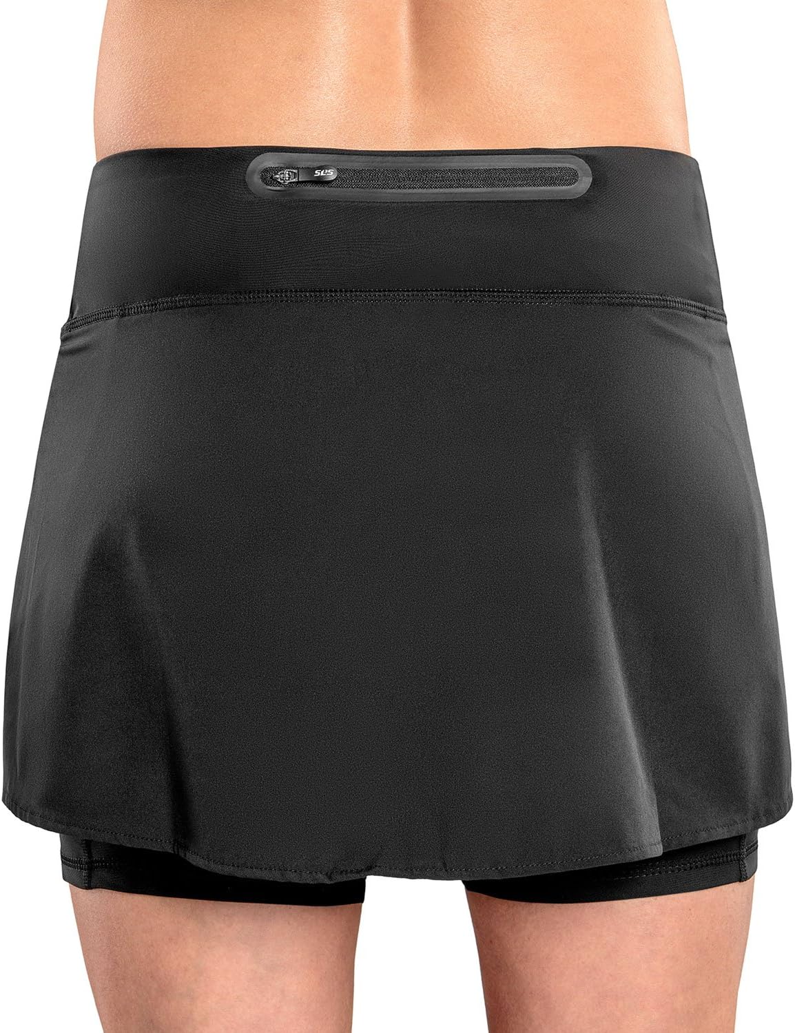 SLS3 Athletic Skirt Shorts for Women, Lightweight Mini Tennis Skort with Pockets - Image 3