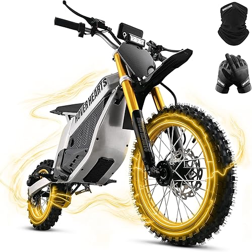 Electric Dirt Bike for Adults, Ebikes for Adult Electric Dirt Bike for Teens 13-16, Mini Dirts Bike Motorcycle, E Dirts Bikes, Dirtbike, E-Bike, Max Load 220 Lbs, Speed 42 Mph