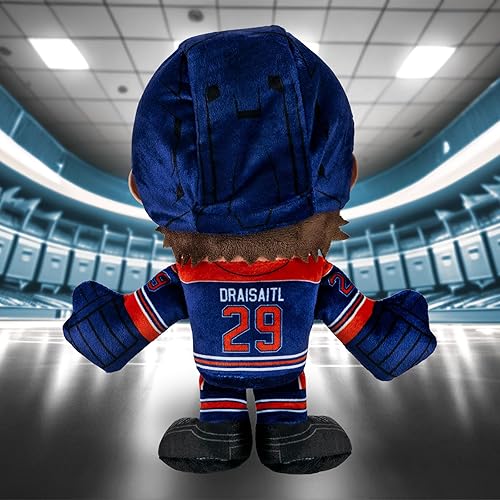 Vista 142 de Bleacher Creatures New York Rangers Mark Messier - Peluche de 8 pulgadas de la NHL Kuricha sentado – Leyenda de la NHL inspirada en Chibi suave Los