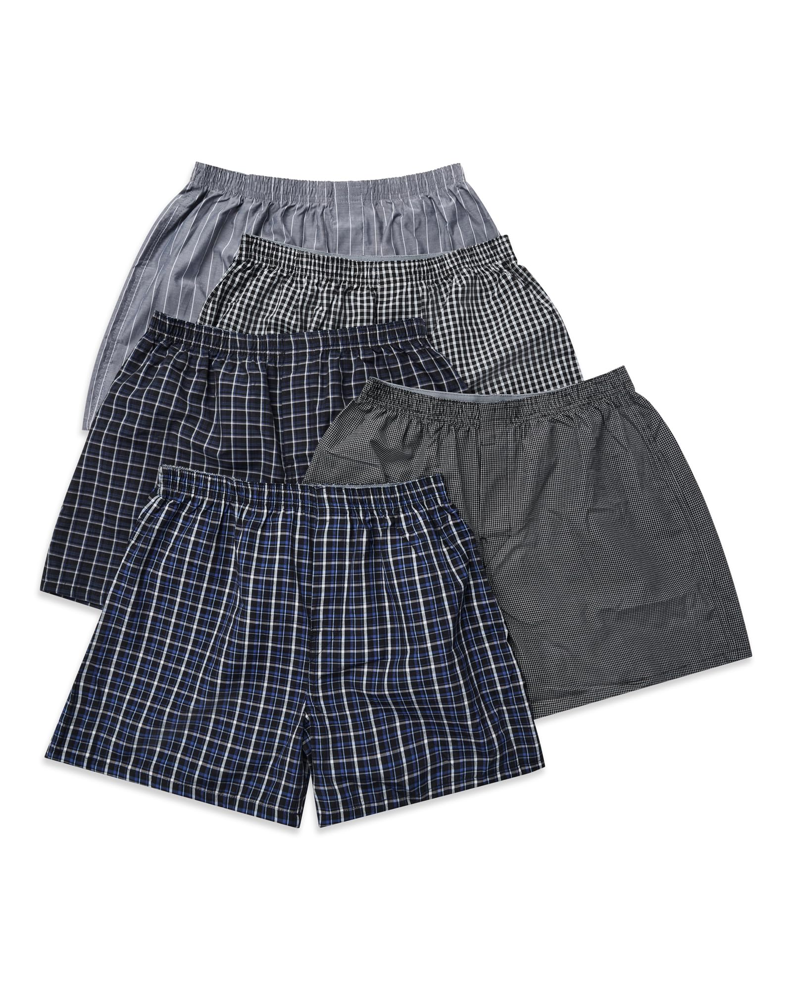 GildanMen's Woven Boxers, Multipack Briefs (Pack of 4)OEKO-TEX STANDARD 100
