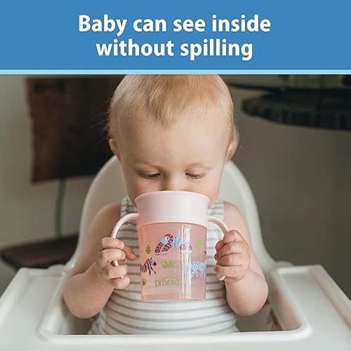 Miniatura 5 de Dr. Brown’s Milestones Cheers360 Taza rosa, de 7 oz